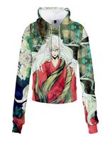 Giappone Anime Inu Yasha Inuyasha Stampa 3D Crop Hoodie top con cappuccio Harajuku Spaccatura a terra Streetwear Hip Hop Long Pullover a manica lunga Tops7070394