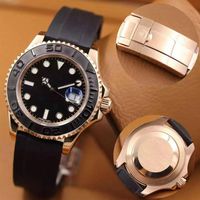 2020 Rel￳gio superior do painel de cer￢mica Designer iate 41mm Movimento autom￡tico Mec￢nica de luxo Mechanical Stainless Watches Wristwatches262d