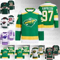 Reverse Retro Hockey Kirill Kaprizov Jerseys 29 Marc Andre Fleury Jared Spurgeon Marcus Foligno Kevin Fiala Mats Zuccarello Matt Dumba Joel Eriksson Winter Classic From Top_sport_mall, $17.06