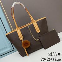 Yeni stil tasarımcı kadın alışveriş çantaları klasik 7a kalite ful çanta sıcak marka çanta louiseity tasarımcıları mm gm viutonity çanta ile zincir cüzdanlar m58111#