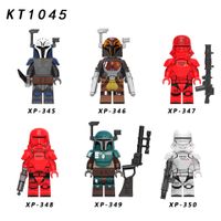 KT1045 Пластиковые строительные блоки Space Wars Minifigs мини -игрушки Stormtrooper Stormtrooper