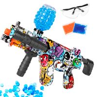 Gun oyuncakları elektrikli jel blaster topu 10000 su boncukları tam otomatik sıçrama s Noel hediyesi 221101