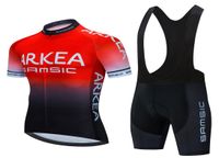 2022 Arkea Summer Bike Roupas de bicicleta respirável Jersey de ciclismo Rapa ROPA CICLISMO MENS MTB BICYCLE Use roupas de manga curta 3725249