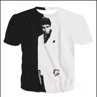 NEUE Fashion Menswomans Scarface T Shirt Summer Style Lustig Unisex 3D Print Casual Tshirt Tops Plus Size AA02334584605
