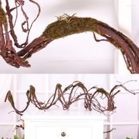 Dekorative Blumen 250 cm künstliche Zweifel Baum Liana Weinpflanzen Rumpf Zweig Hänge Rattan Home Party Landschaft Wall Hochzeit Weihnachten