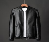 mens designer leather Jacket Bomber Motorcycle Men Biker PU ...