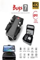 MJX Bugs 7 B7 Drone com 4K GPS 5G WiFi HD C￢mera Motor sem escova RC Quadcopter Profissional Helic￳ptero dobr￡vel vs SG907 K20