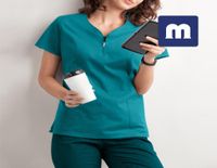Medigo005 Medical Uniform Women and Man Scrubs Hospital Uniform Set Medical Scrubs Top und Pants5994084