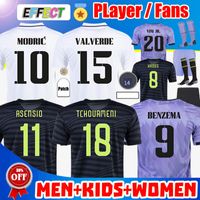 2023 Benzema Finale voetbaltruien 22 23 voetbalhemd Real Madrids Camavinga Alaba Modric Valverde vierde camiseta Men Kids 2021 2022 Uniformen Vini Jr Tchouameni