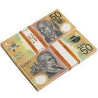 Prop AUD Banknotes Australian Dollar 20 50 100 Paper Copy Fu...
