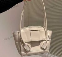 Luxury Handbag High Quality Cowhide Woven Tote Designer Fash...