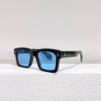 Солнцезащитные очки высококачественная жака ретро винтажный прямоугольный полигон ацетатный рамка Kainei мужчины Marie Women Mage Optical Color Lens