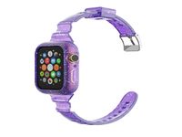 Fashion Slim bling trasparente TPU Case cinghia per Apple Watchs Series 6 SE 5 4 3 2 Women Silicone Watch Bans Curre IWatch Case2008893
