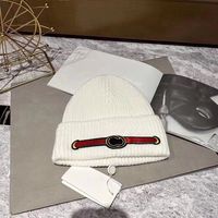 Designer de luxe beanie casquette Bonnet Classic Classic Kited Hat Hiver Hat pour les femmes et les hommes Style de broderie chaude douce confortable Laine d'automne Good Nice