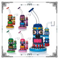 Unique Indian Pattern Heady Hookahs Thick Glass Water Bongs ...