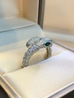 Fashion Brand Rings for Women Luxury Designer Serpentine Diamond Regolation di apertura Donne Ring di San Valentino Regalo di San Valentino