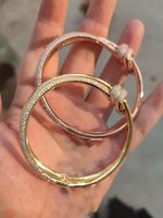Real Link Link Diamond Chain Bracelet Buffe Bangle Designer Feminino Pulseira Bracelets J￳ias J￳ias Femme Conjunto de Love Rel￳gios Partido de Casamento Presente 18k An￩is de Judeu para Mulheres