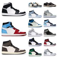 2023 NEW 1 Mens Basketball Shoes 1s Starfish Lost Found Bred...
