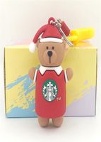 new Party Favor Starbucks keychain cute bear adhesive drop p...