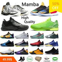 Mamba Basketball Shoes Men Zoom 5 Rings Protro Bruce Lee Del...