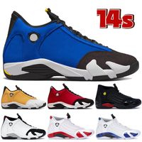 Fashion Jumpman 14 14S Retro Basketball Shoes Lanyy Light Ginger Gym Red Toro Last Shot Hyper Royal Black Toe Indiglo Candy Cane Thunder Men Sneakers Trainers