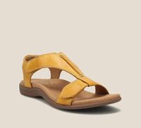 Sandalet Sıradan Kadın Ayakkabı Yaz Güzel Moda Konforu Hafif Kapalı Toe Plajı Plus Boyut 43 Kama