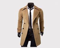 Men039s Trench Coats YG6183 Inteiros 2021 Winter Fashion Leisure Wool Cloth Yards Big Yards no Coat13866675