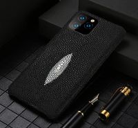 ￉tui de t￩l￩phone portable authentique Stingray Case de cellule en cuir pour iPhone 11pro 11 Pro Max 12 x xs 6 6s 7 8 plus 5 5s SE Cover4108459