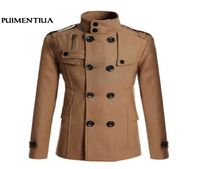 Men039s Wool Coat Winter Jacket Man Long Section Overcoat Tr...