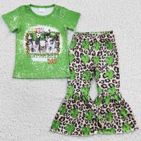New Design Baby Girl Clothes Set Fashion Short Sleeve Bell B...