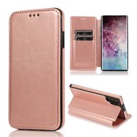 Premium Wallet Pu Leather Book Magnetic Cases for Samsung S22 Note20 S21 Ultra S20 S10 Note10 S9 S8 Plus Card Slit Luxury Business Style Telefonfodral