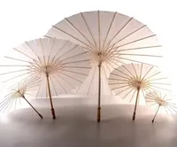 Bruids Wedding Parasols Witpapier Paraplu's schoonheidsartikelen Chinese Mini Craft Paraplel Diameter 60 cm 60 stcs