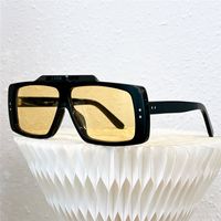 Новые мужские дизайнерские солнцезащитные очки для мужчин женские солнцезащитные очки женщины UV400 Защитные желтые линзы Тонки Дизайн Дизайн очки ЛОКС Солнцезащитные очки Негабаритные солнцезащитные очки