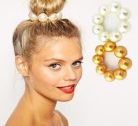 Pearl Jewelry Fashion Elastic Hairbands Women Headwear Acces...