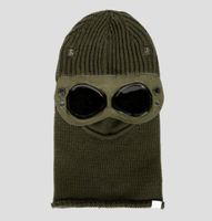 Goggle Balaclava Extra Fine Merino Wool Beft tricot Hat Hen Men Capuche extérieure Hood Responsable des crânes de chaleur Black Army Green7873568
