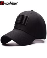Magcomsen t￡ctica de b￩isbol Cap Men Summer USA Flag Sun Protective Snapback Cap Casual Golf Baseball Caps Hat Men6847279