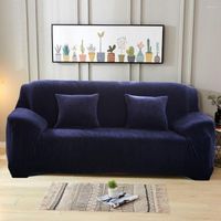 Chair Covers Modern Elasticity Soft Plush Velvet Couch Slipc...