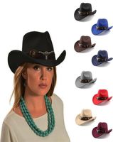 3 dimensioni di uomini genitoriali uomini donne cappelli da cowboy occidentali larghi brim panama sunhats fe bets trilby jazz sombrero da viaggio 2203022914708
