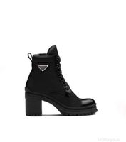 2023 Designer de luxo Nylon Booties Botas Mulheres Botas de tornozelo escovado Inverno de inverno ao ar livre BOOT Australia tênis Tamanho 35 -41