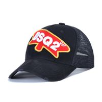 DSQ Mesh Baseball Hat Fashion Casual Protetor solar ao ar livre Visor Hat Hat Homem Ver￣o Vers￡til Tongue de Dato Ha T atacado