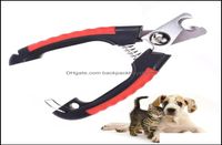 Forniture per la toelettatura per cani da compagnia giardino domestico 50pcs di alta qualità per unghie a forbice in acciaio inossidabile Professo DHNT66234656