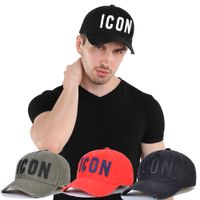 ICON embroidered cap Men' s fashion cotton baseball cap ...