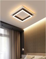 Koridor Balkon Koridoru için Modern Tavan Işıkları Kahve Beyaz Işık Lambaları Yatak Odası Luminaria Teto Akrilik Lamparas de Teco1757062