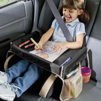 Organizador de carros Crianças Travel Bandeja de segurança à prova d'água Play Snack Draw Table Storage for Seats Strollers Home TravelCarcar