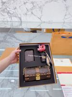 4 قطعة حزمة مقاطع أموال سيدة تحتوي على حقيبة يد حقيبة أحمر الشفاه أكياس صغيرة للأزياء مصمم الأزياء الأكياس الأكياس.