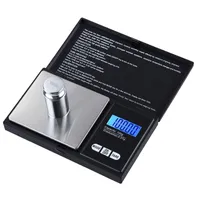 Mini bolsillo escala digital Silver Escalas de pesaje Monedas Joyas de diamantes Diamond Balance Medición 500G/0.01G