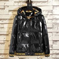 남성 복병서 다운 코트 패션 블랙 블랙 22AW 남성 파카 따뜻한 지퍼 재킷 클래식 윈드 브레이커 클래식 겉옷 대형 코트