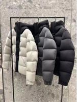 Erkekler Down Tasarımcı Ceket Kış Kış Sıcak Rüzgar Geçirmez Ceketler Malzeme S-XXL Boyut Çift Modeller Yeni Giyim