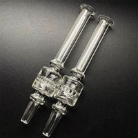 Bong Glass Vapor Honeycomb Straw Nectar Collector 6 inches G...