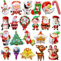 Şişme Noel şeker kamışı sopa balonları ev için mutlu noel dekorasyonlar xmas navidad natal hediyeler yeni yıl 2023 p1101